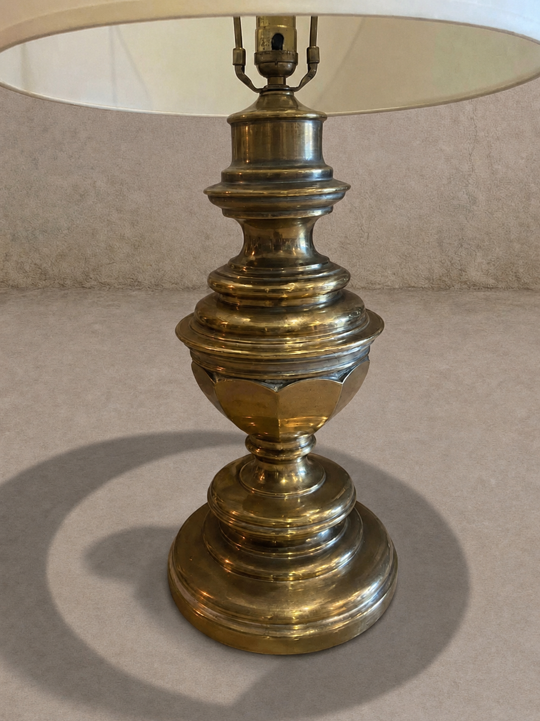 Vintage Stiffel Solid Brass Table Lamp