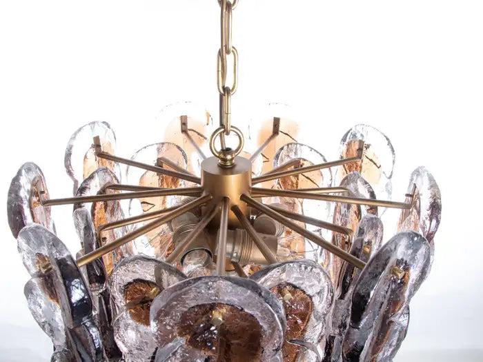 Vintage Smoked Glass Pendant Light Citrus