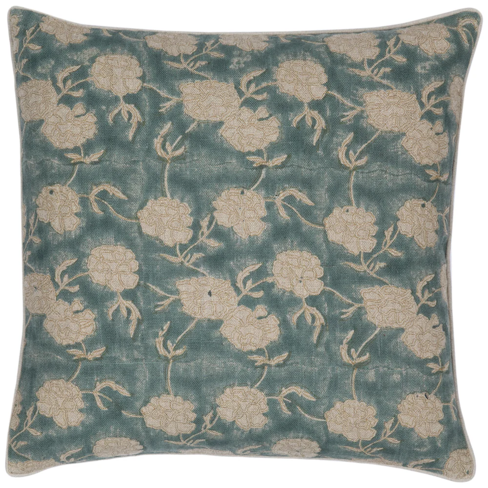 Modern Marigold Teal Pillow
