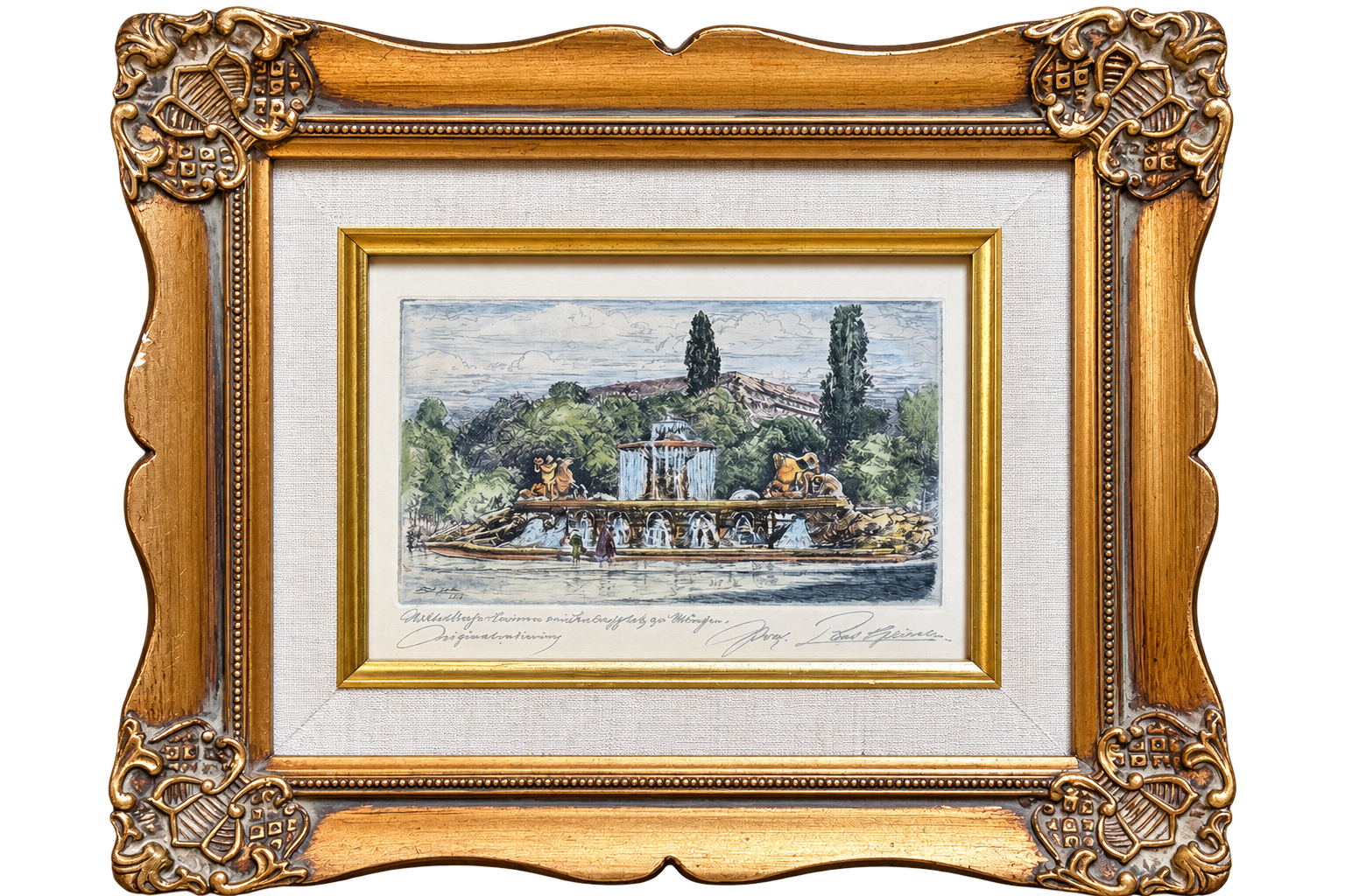 Wittelsbacher Fountain in Munich, Germany by Prof. Paul Geissler