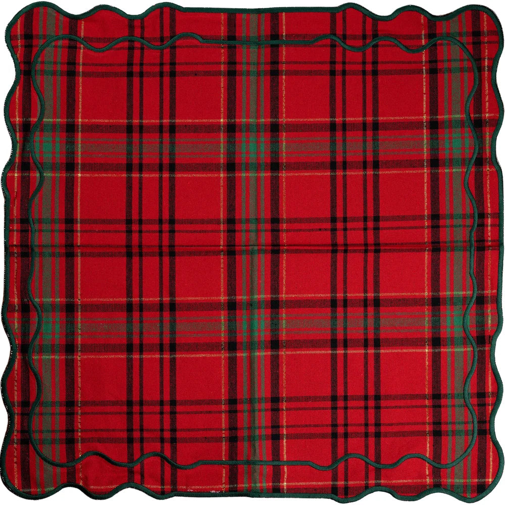 Red and Green Tartan Placemat