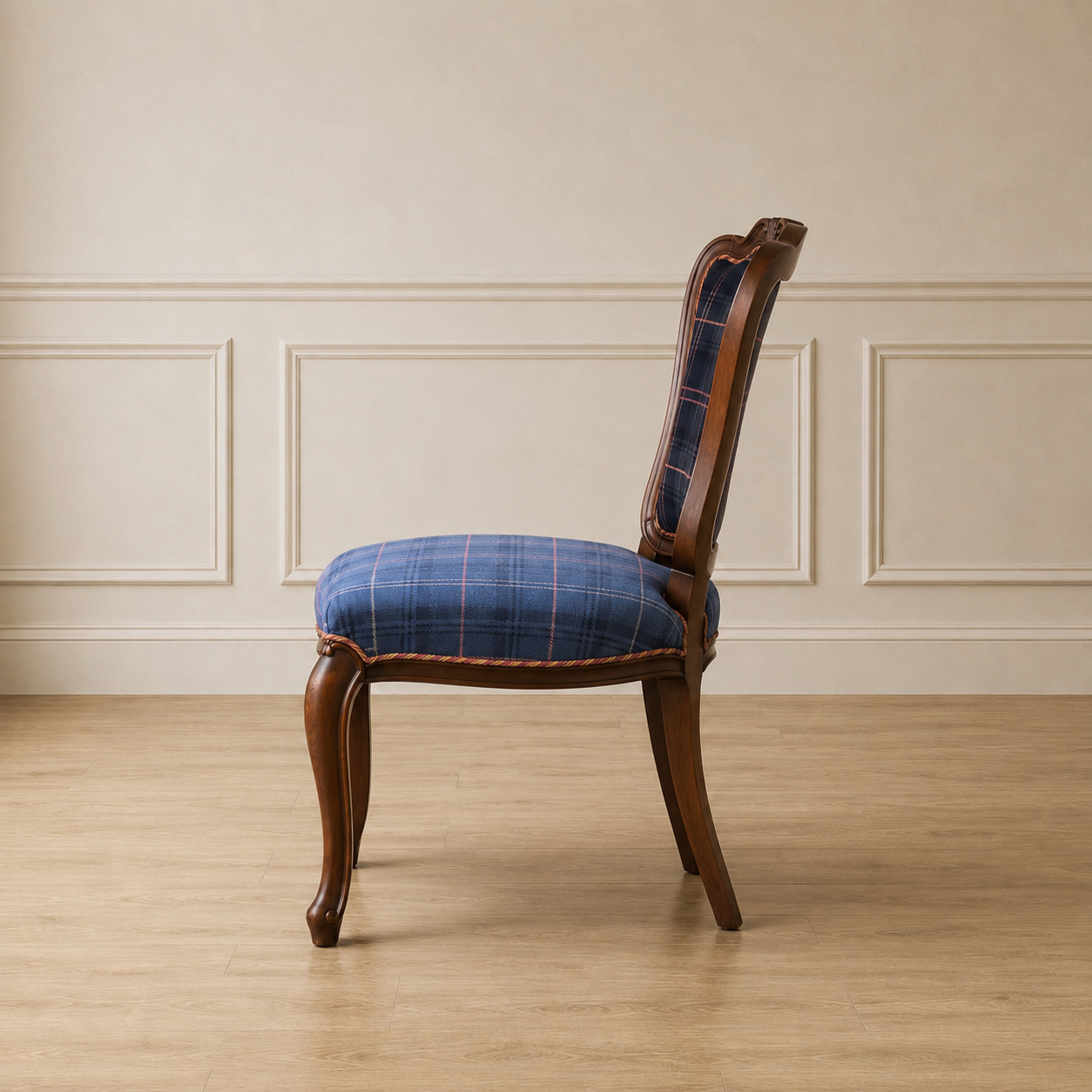French Provincial Louis XV Side Chair (4 Available)