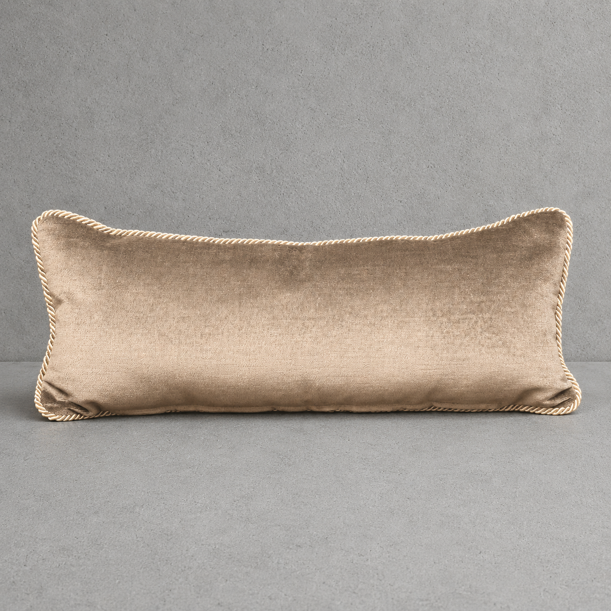 Custom Locharron BlueGrey & Brown Tartan Velvet Lumbar Pillow