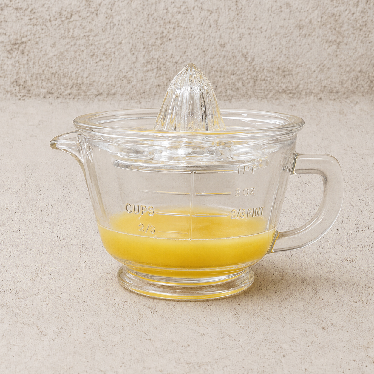 Glass Measuring Jug and Citrus Juicer