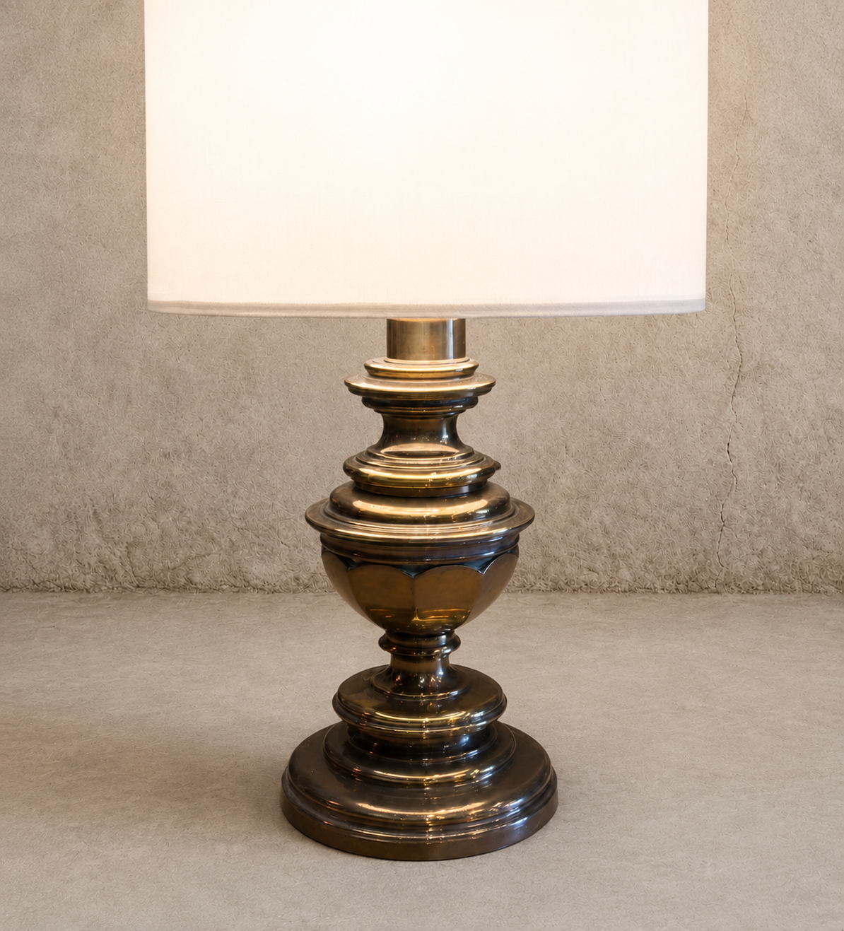 Vintage Stiffel Solid Brass Table Lamp