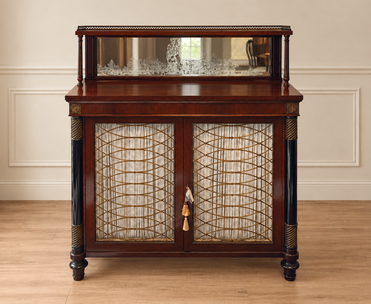 Fine Rosewood Inverted Breakfront Chiffonier in the Manner of Gillows, c. 1825