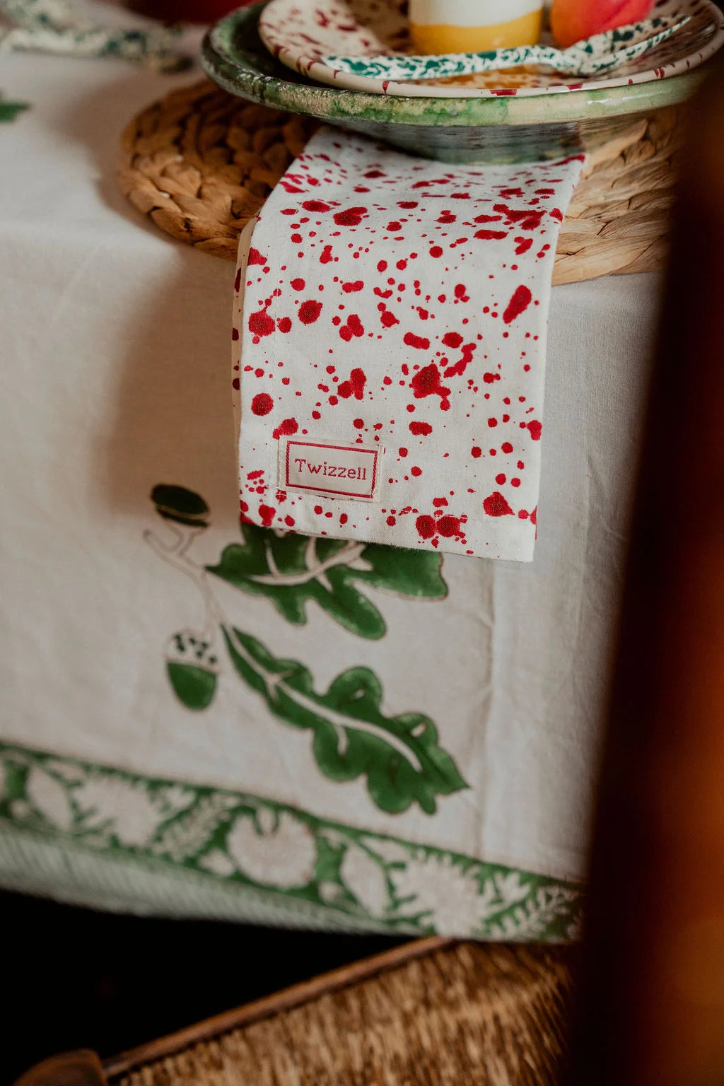 Khaki Oak Tablecloth