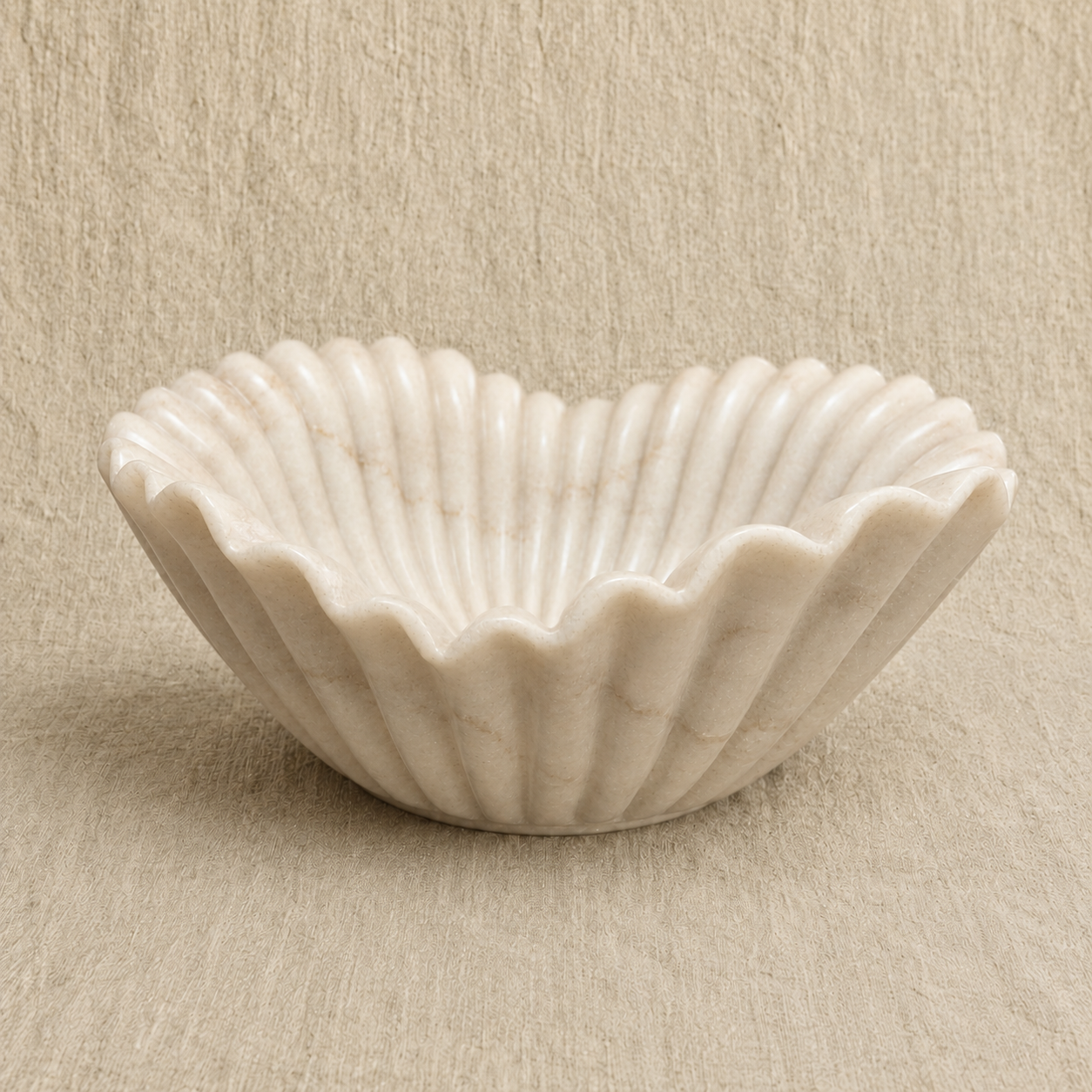 Medium Flower Marble Bowl