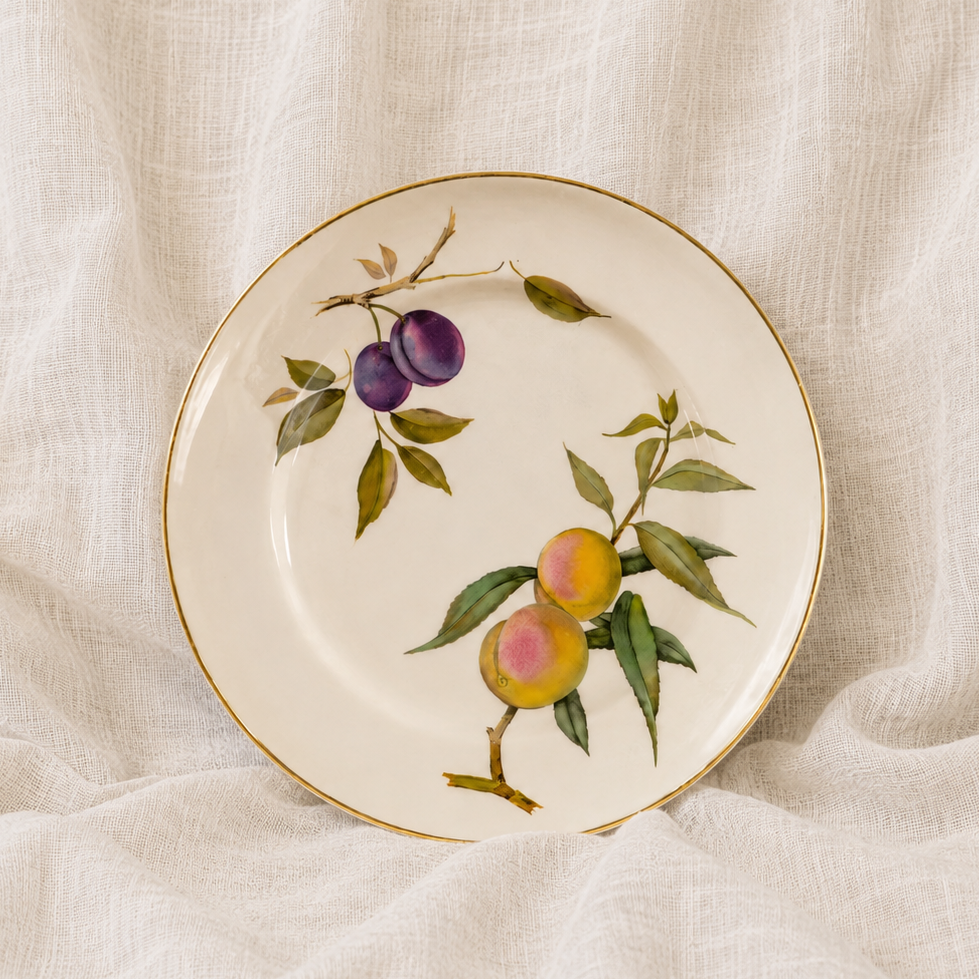 Vintage Royal Worcester Evesham Gold Dinner Plate