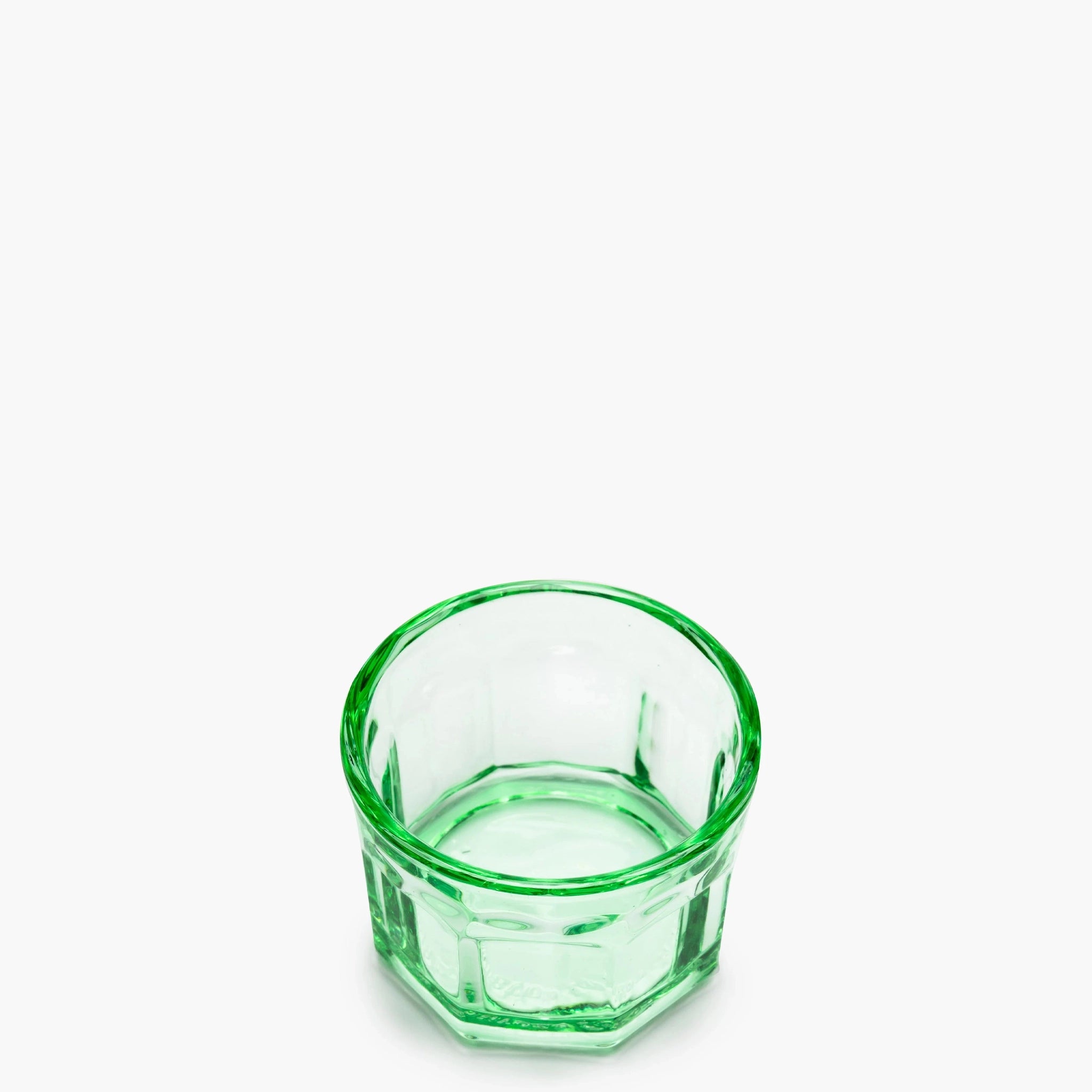 GLASS S GREEN FISH & FISH