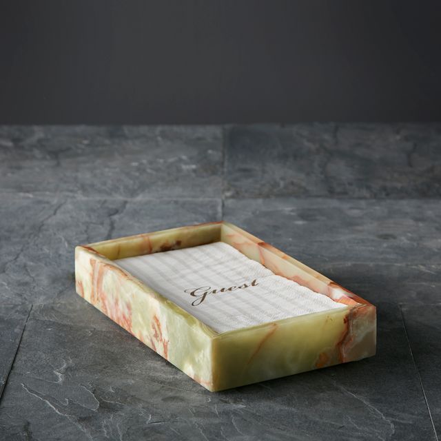 Verde Onyx Towel Tray
