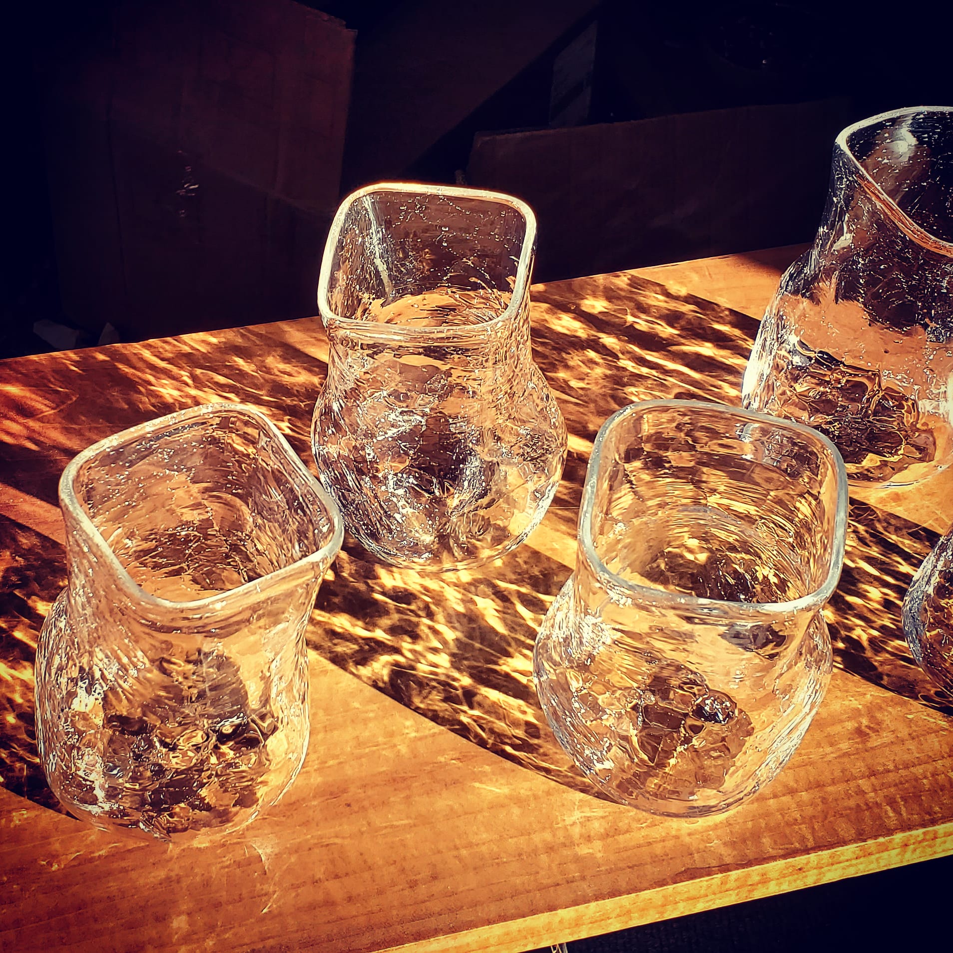 Clear Crackle Cups