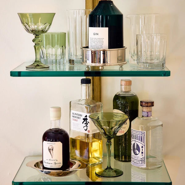 BACCHUS DECANTING TRAY - Nickel plated solid brass
