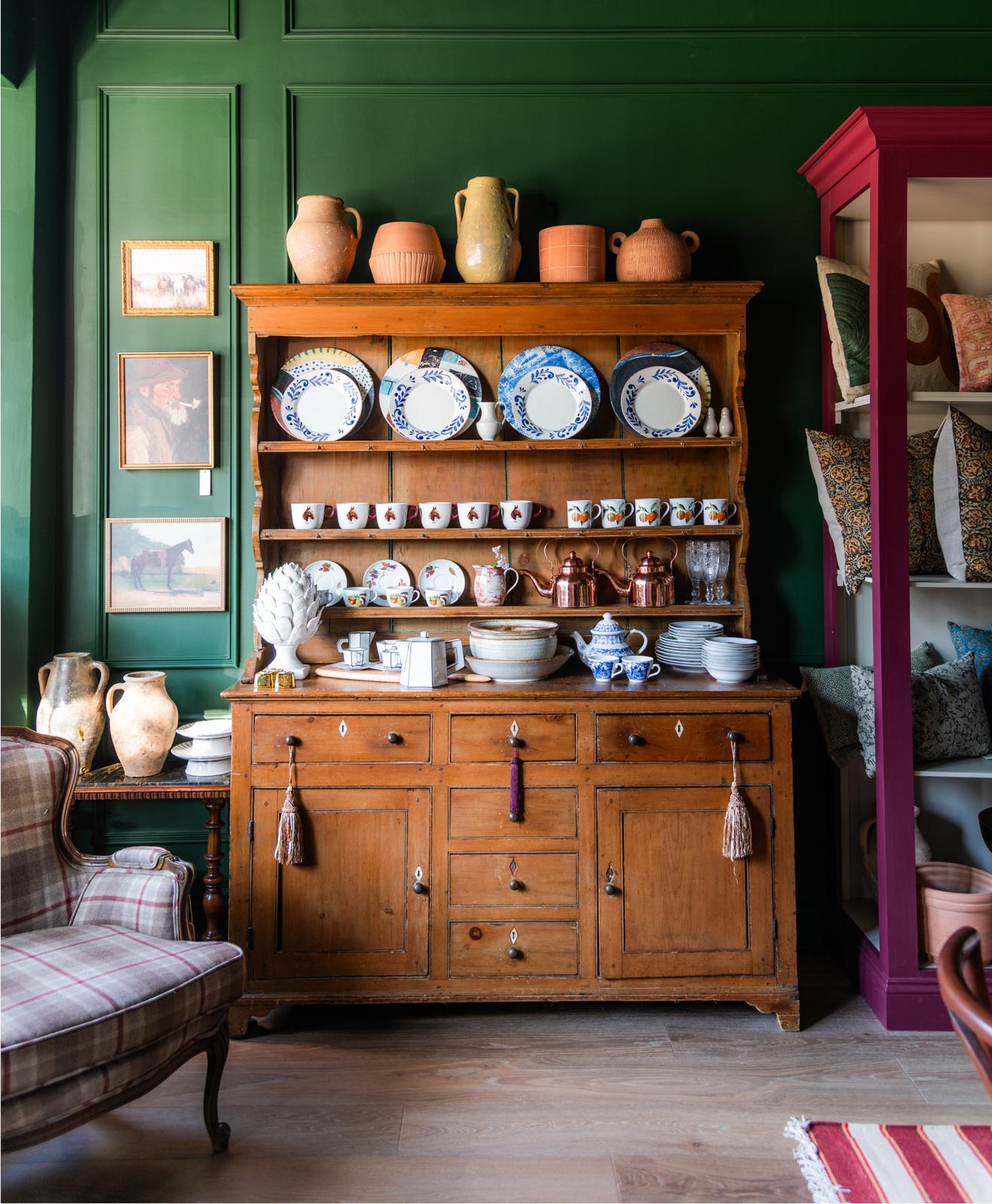 Vintage Welsh Oak Hutch