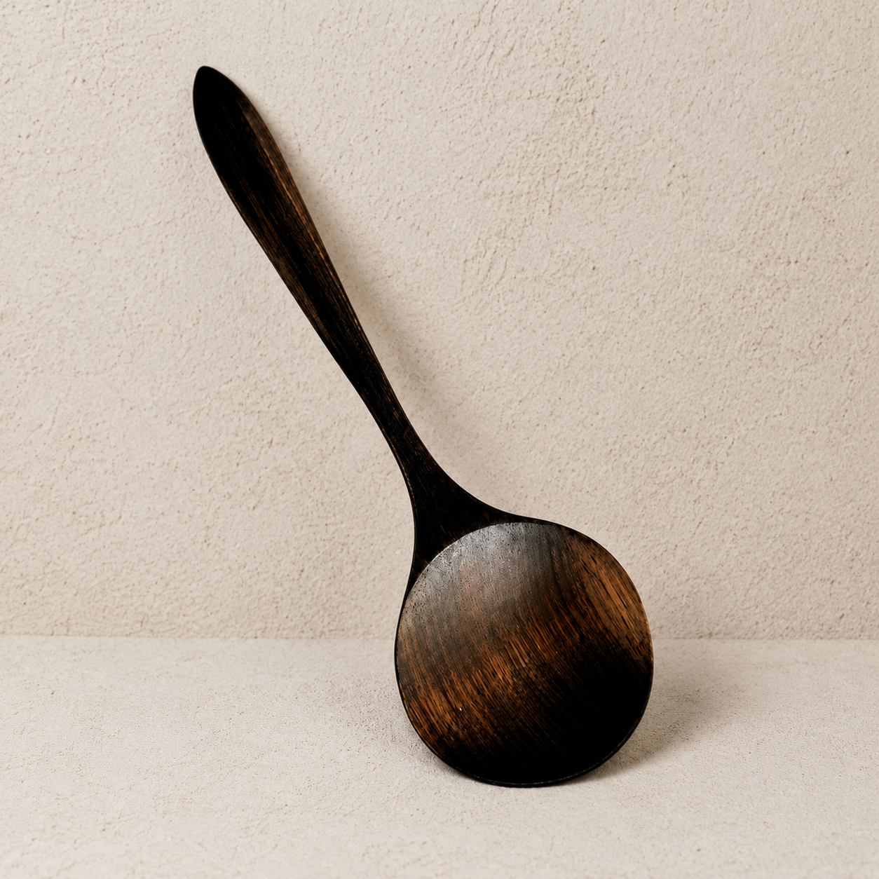 Round Serving Spoon - Walnut