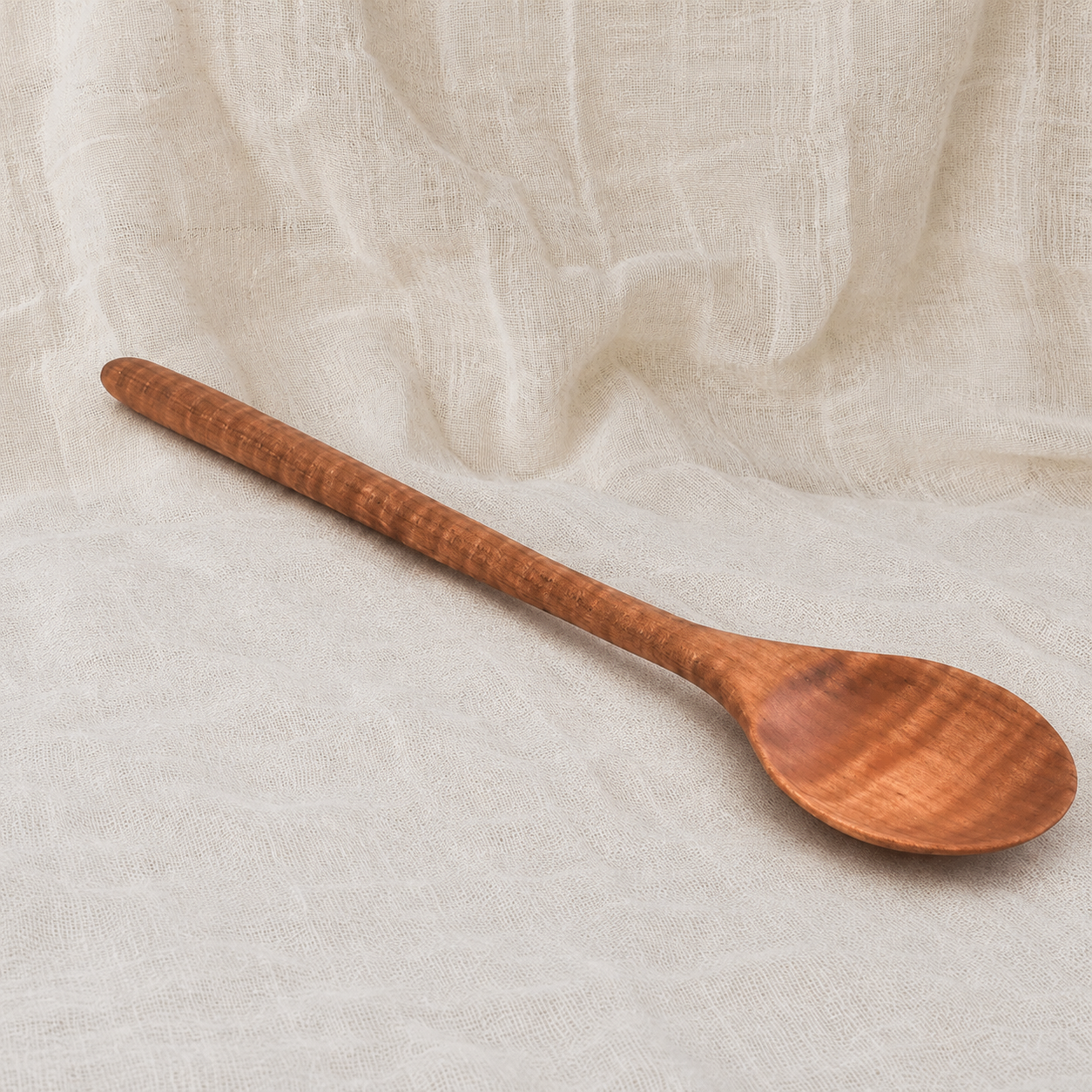 Round Spoon - Tiger Maple