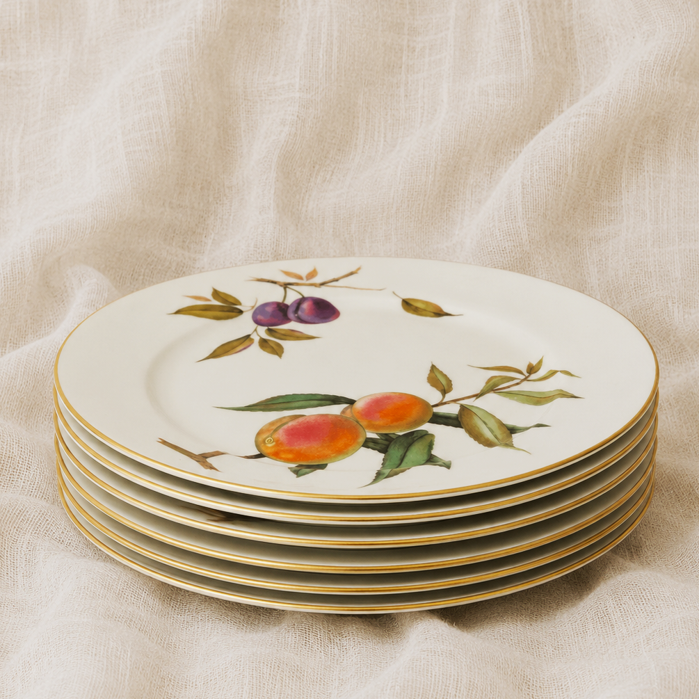 Vintage Royal Worcester Evesham Gold Dinner Plate