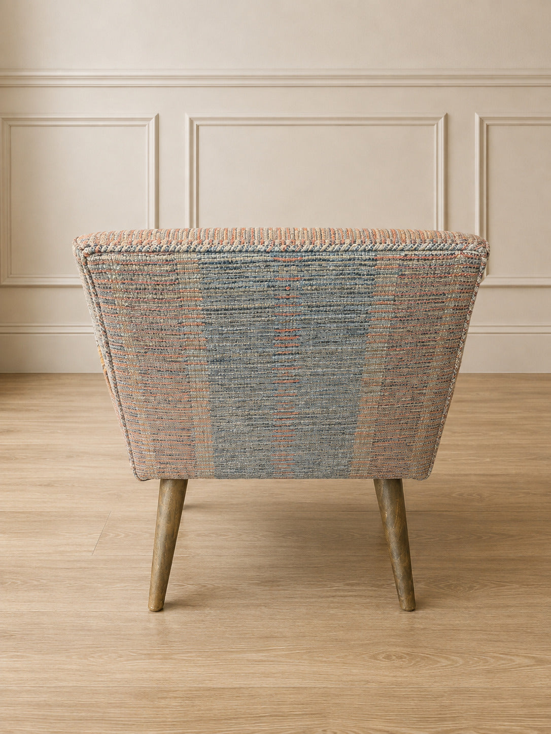 Mid Century Modern Designer Textile Bench