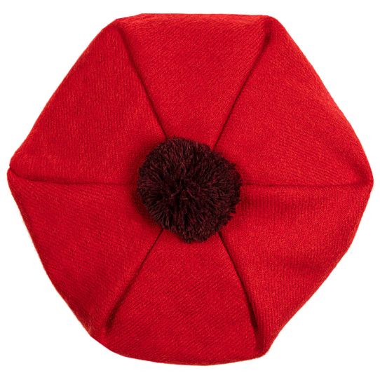 Lambswool Tam Scarlet