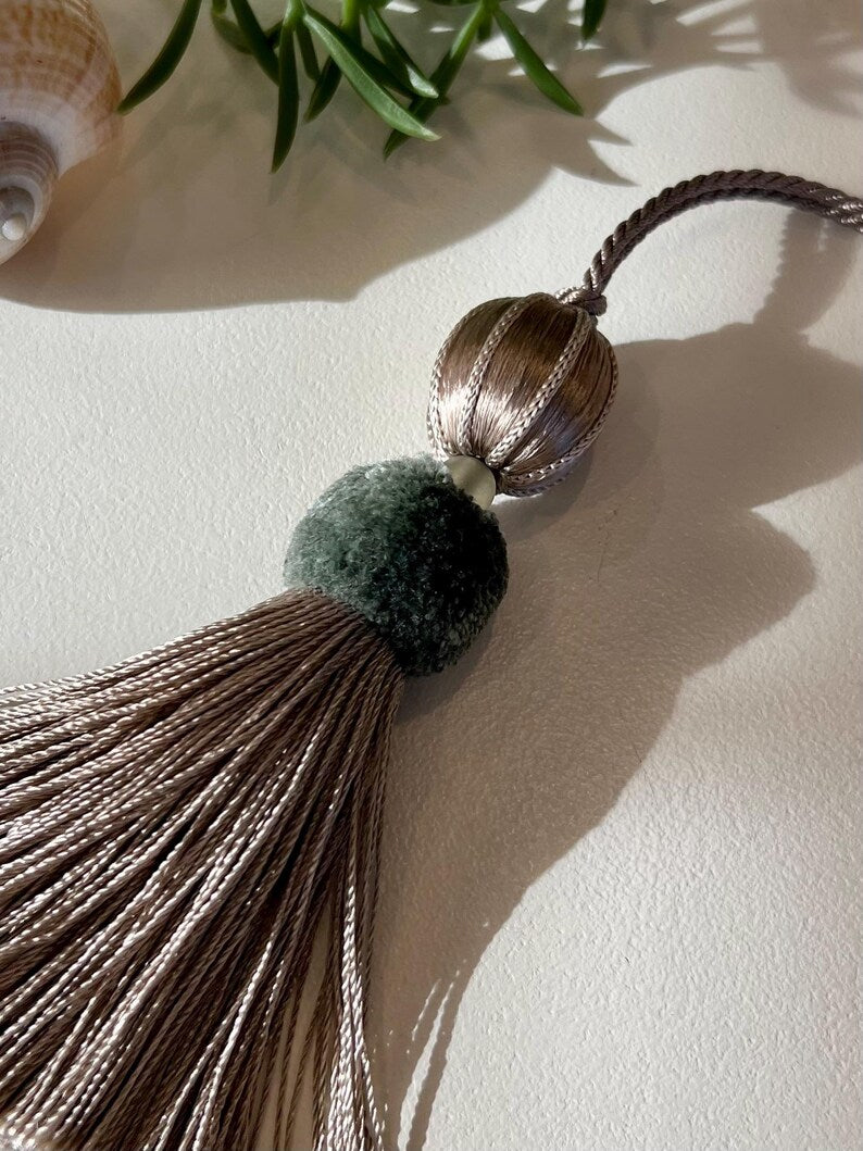 Satin Beaded Tassel
