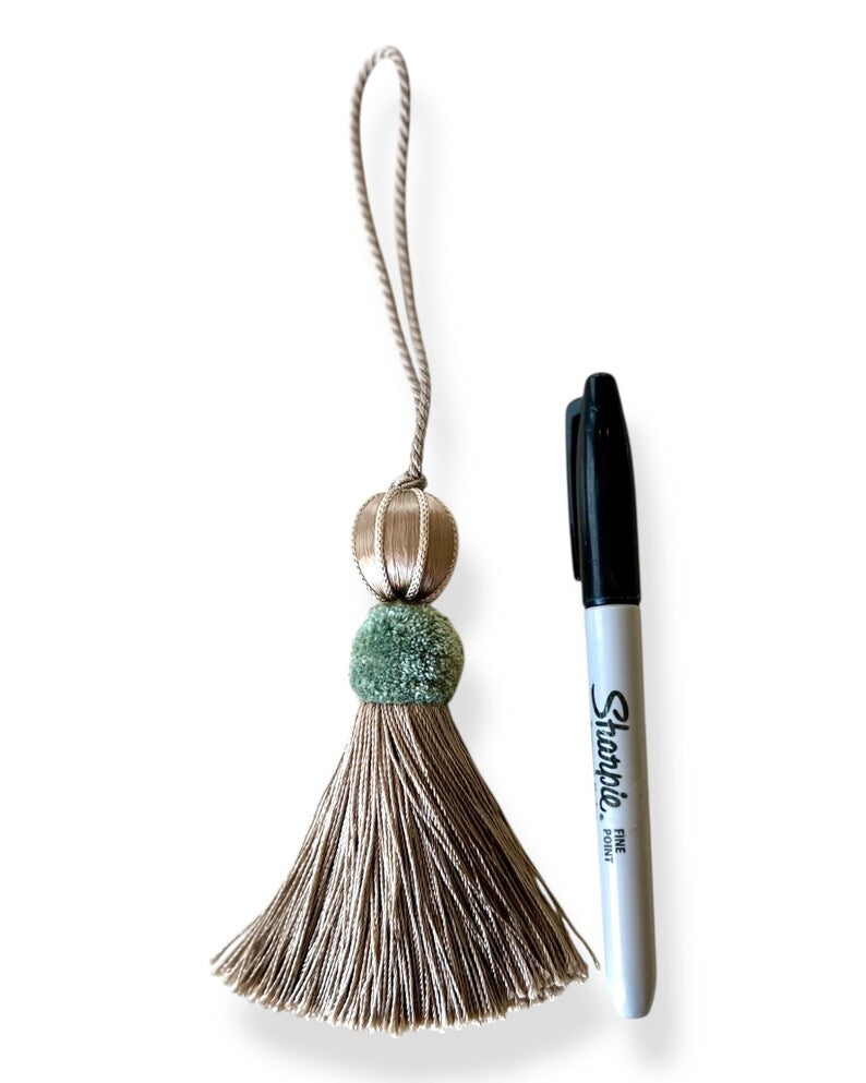 Satin Beaded Tassel
