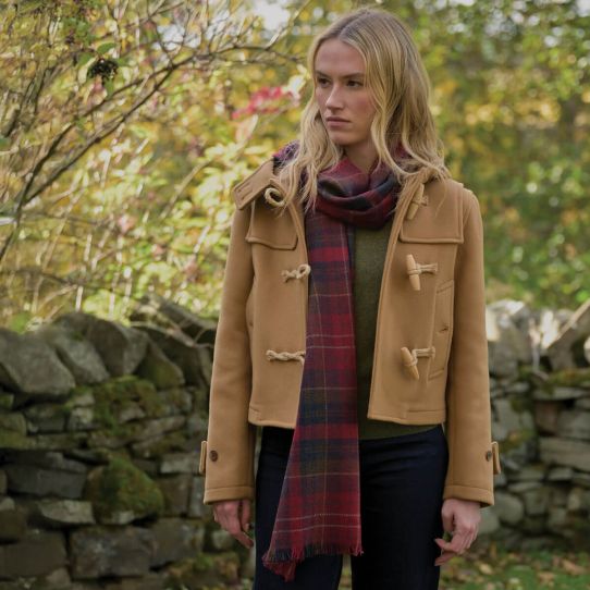 Brock Scarf Caledonia Ruby