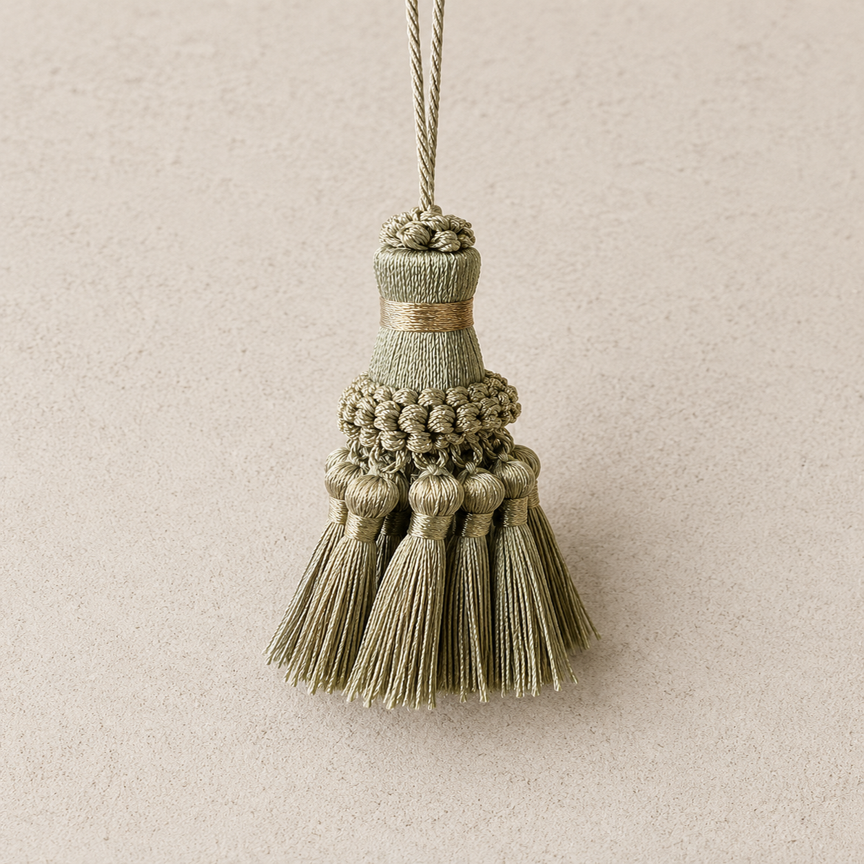 Vintage Sage Silk Tassel