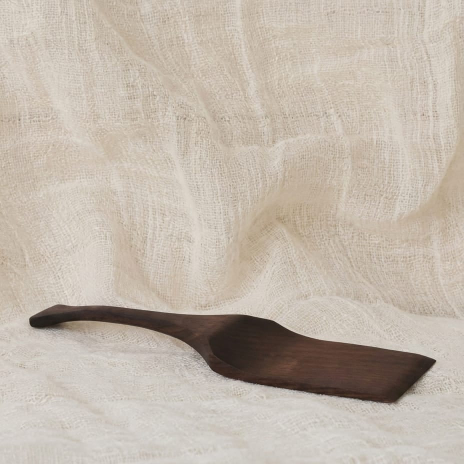 Troy Brooks Flat Blade Spatula - Walnut