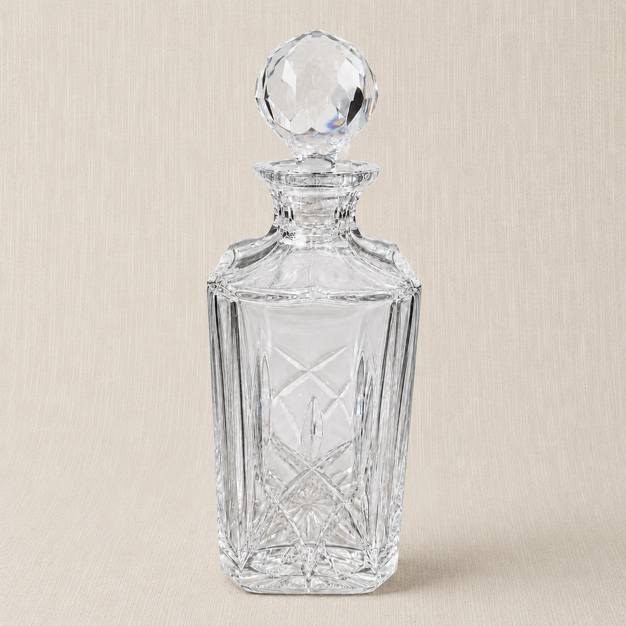 Crystal Liquor Square Decanter