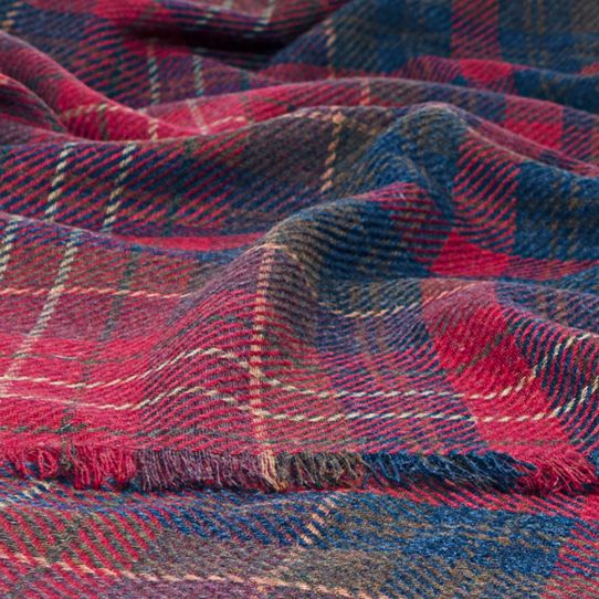 Brock Scarf Caledonia Ruby