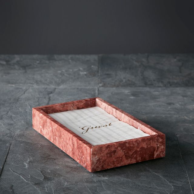 Rosa Noshera Marble Large Amenity Tray