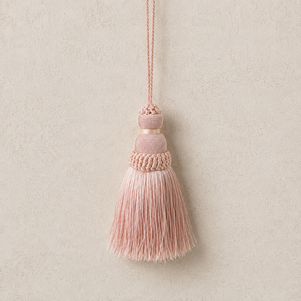 Large Vintage Pink Tassel