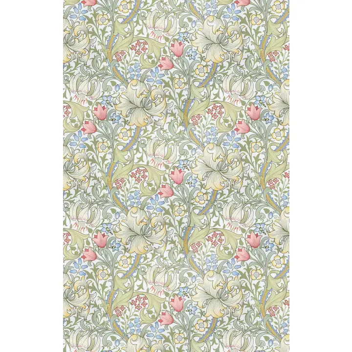 Stonewashed Linen Tea Towels - Wmmorris Golden Lily
