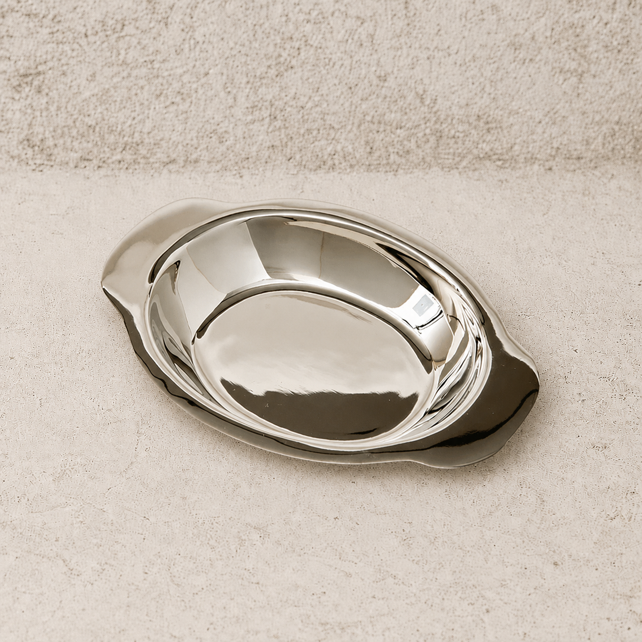 BACCHUS DECANTING TRAY - Nickel plated solid brass
