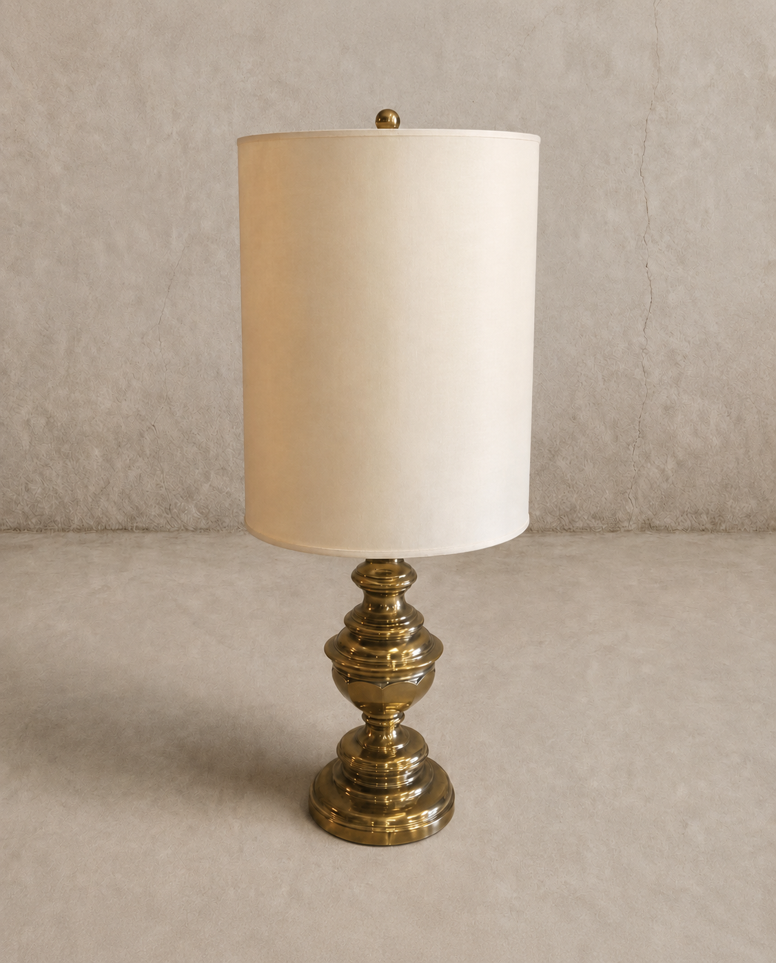 Vintage Stiffel Solid Brass Table Lamp