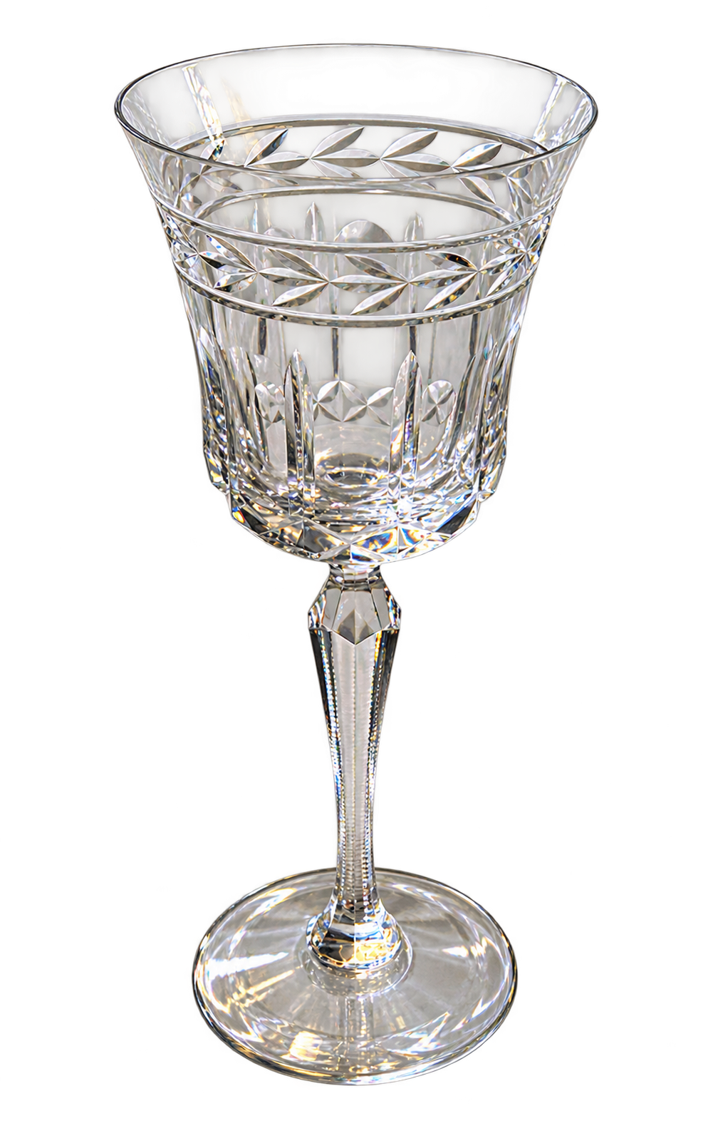 Vintage Cristal d'Arques-Durand "Masquerade" Wine Glass
