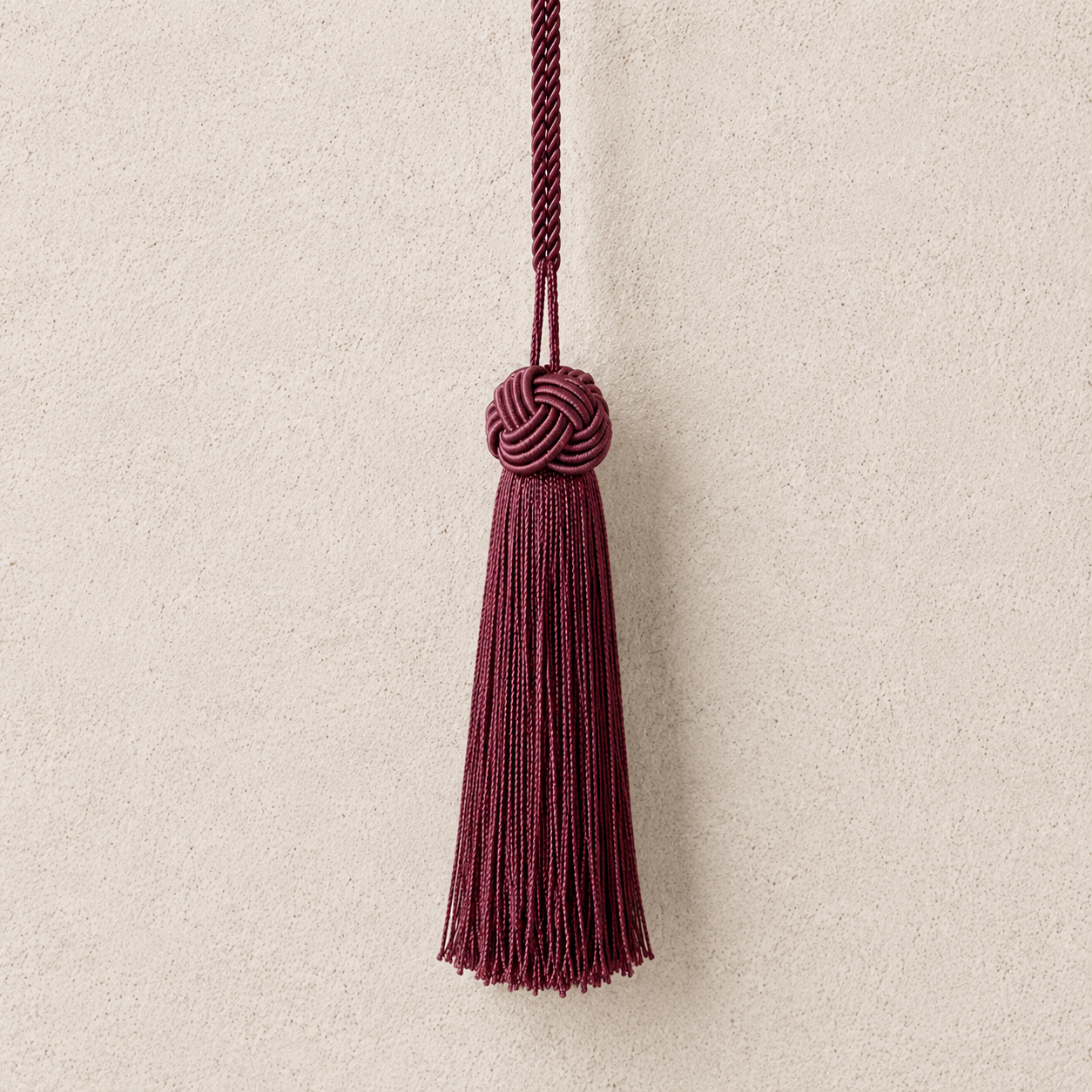 Vintage Burgundy Tassel