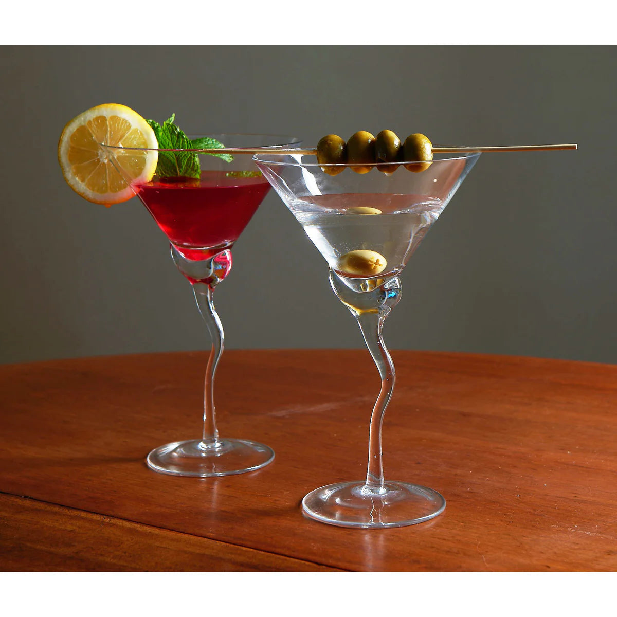Martini Glass Wave Stem