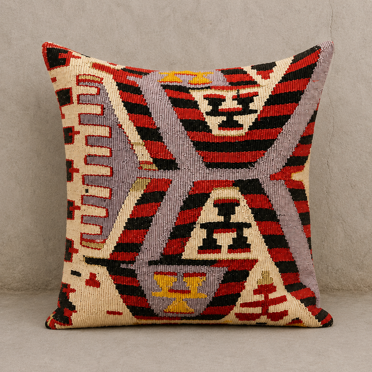 One-of-a-Kind Design#2 Vintage Turkish Kilim Pillow
