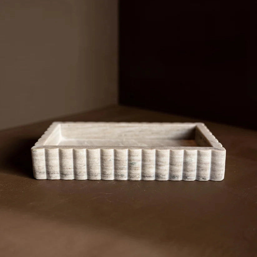 Beige Marble Tray