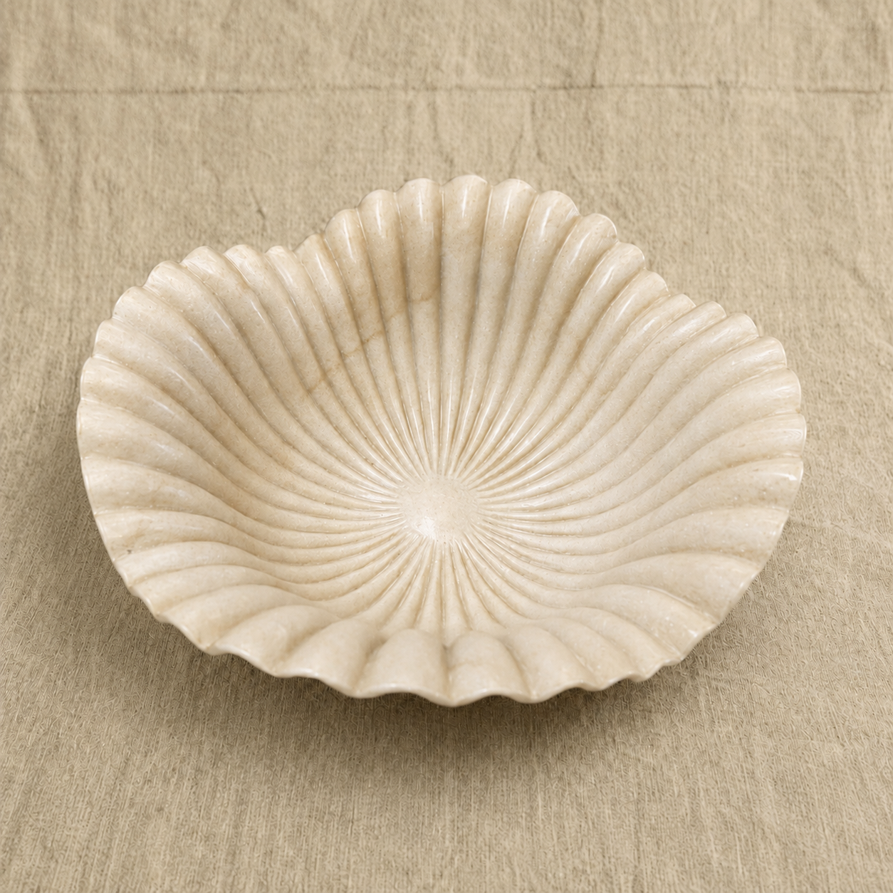 Medium Flower Marble Bowl