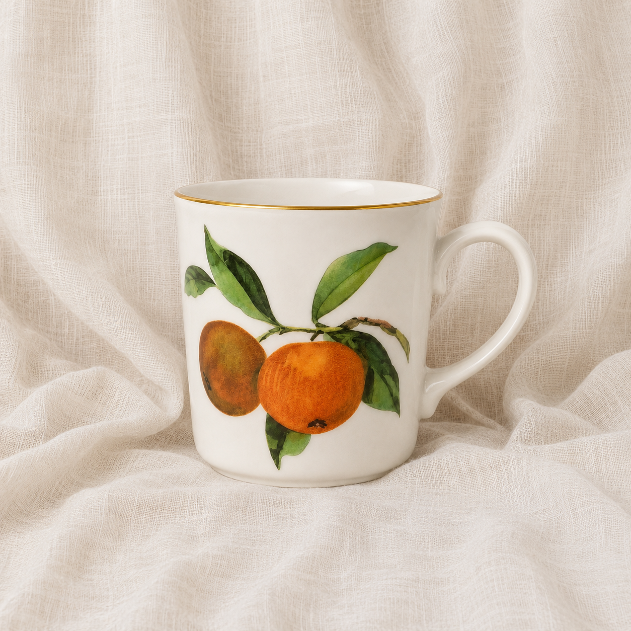 Vintage Royal Worcester Evesham Gold Mug