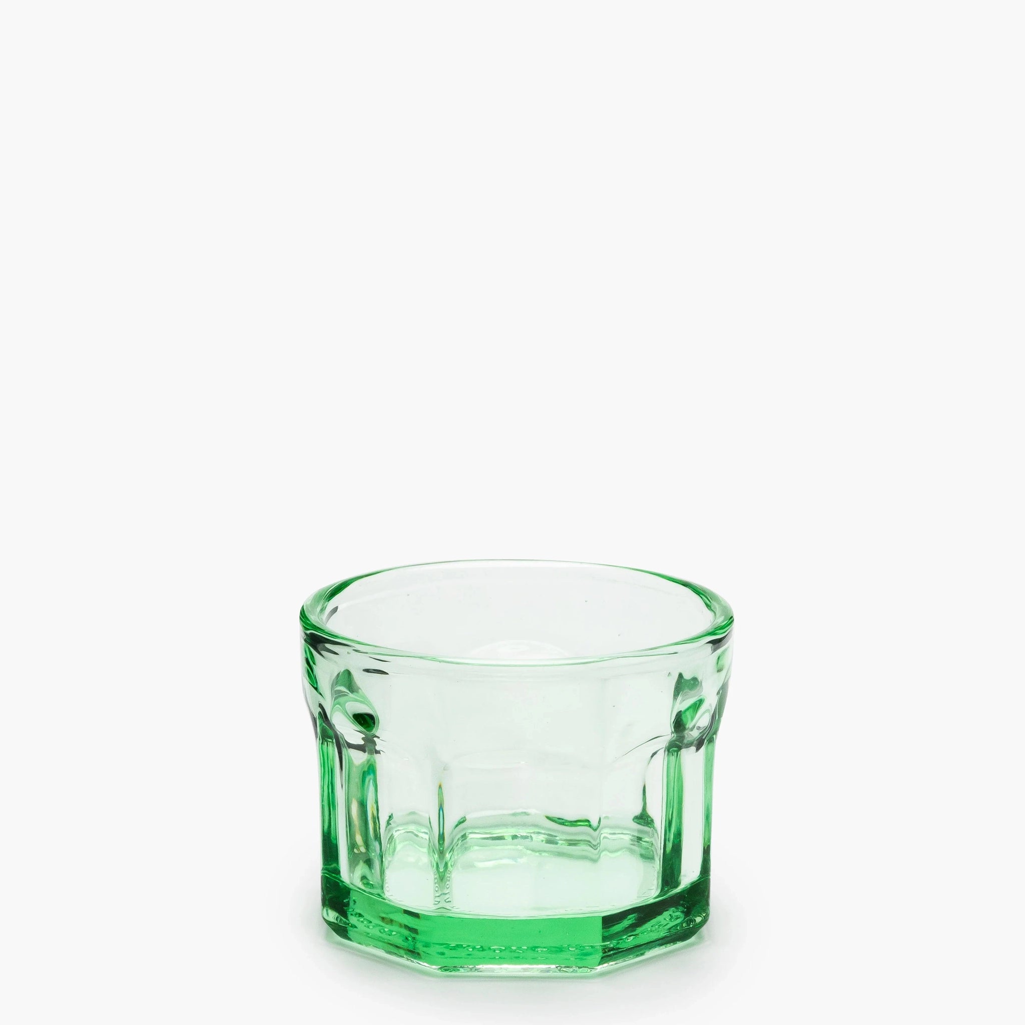 GLASS S GREEN FISH & FISH