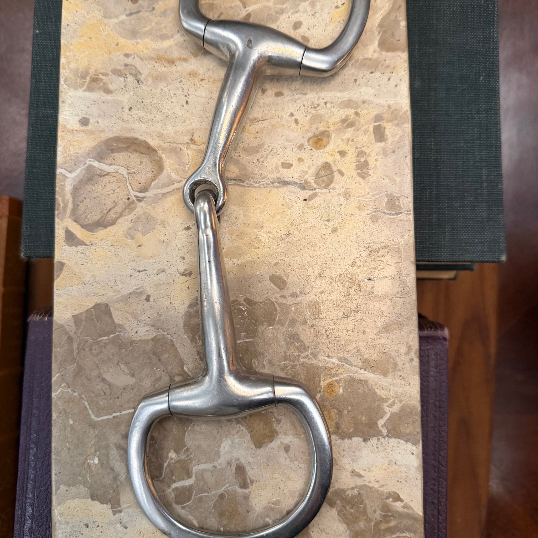 Vintage Silver & Copper Tone Equestrian Horse Bit Decor