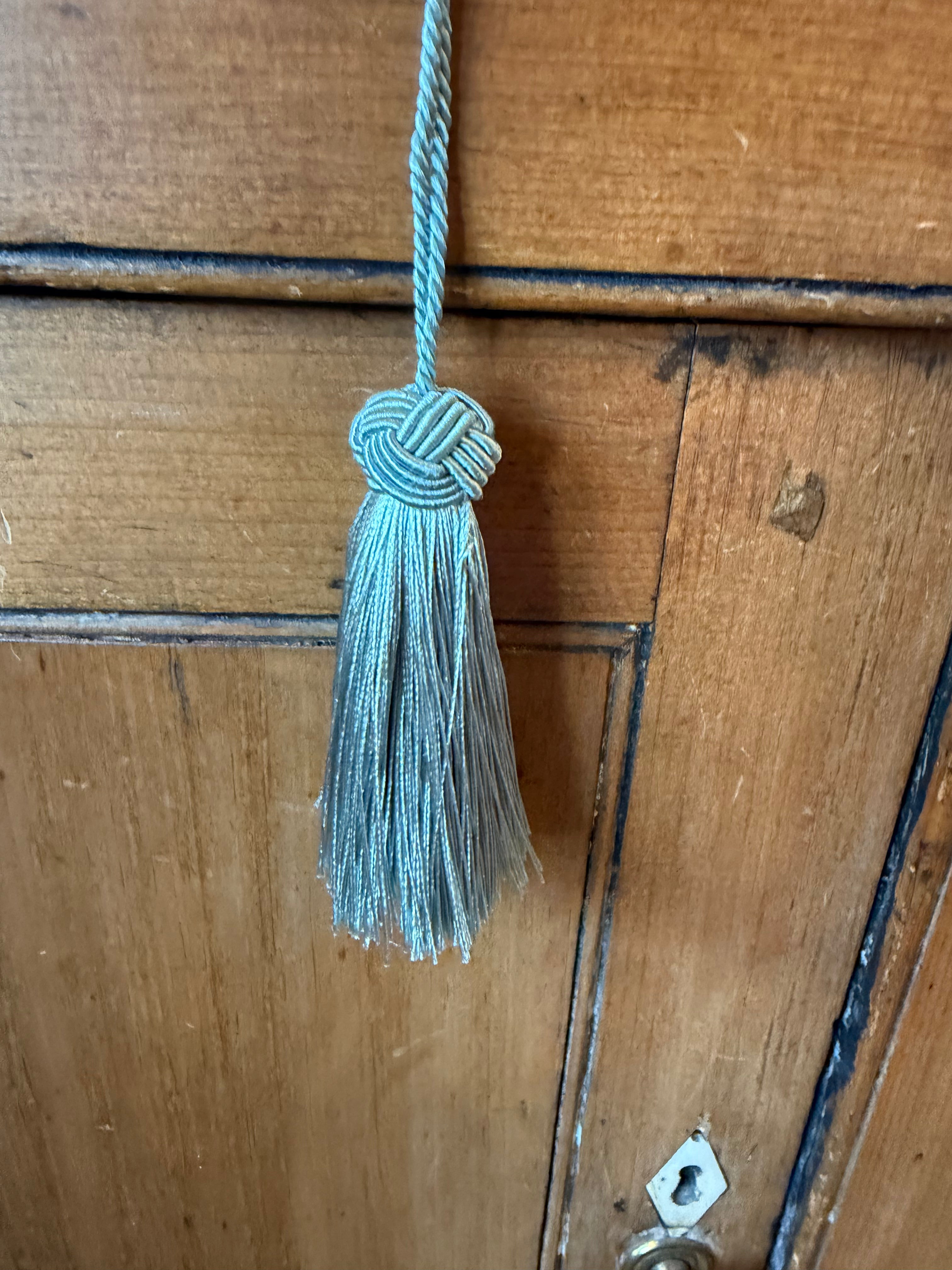 Vintage Light Blue Tassel