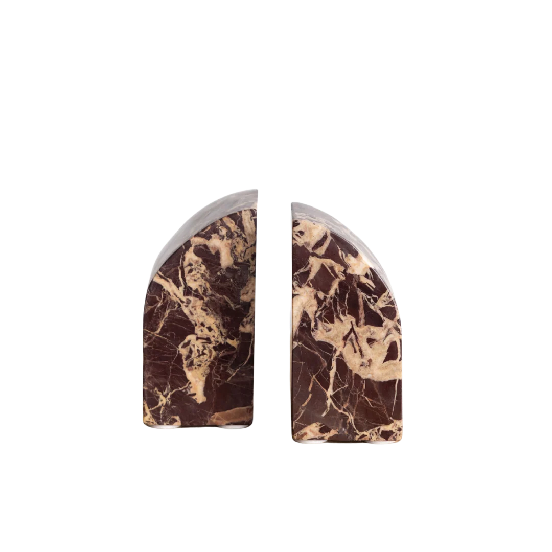 Red Levanto Bookend Pair