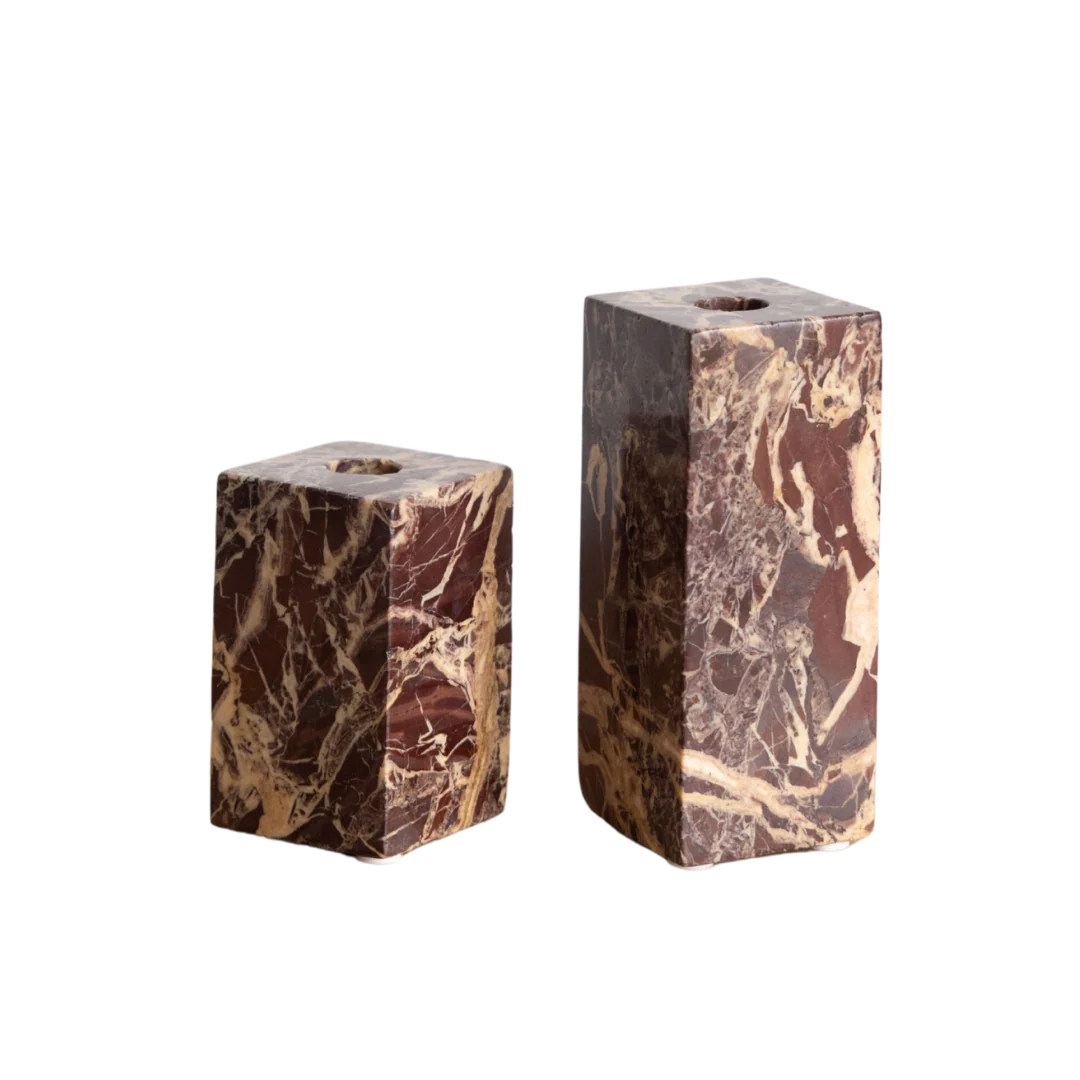 Red Levanto Pillar Candle Holder