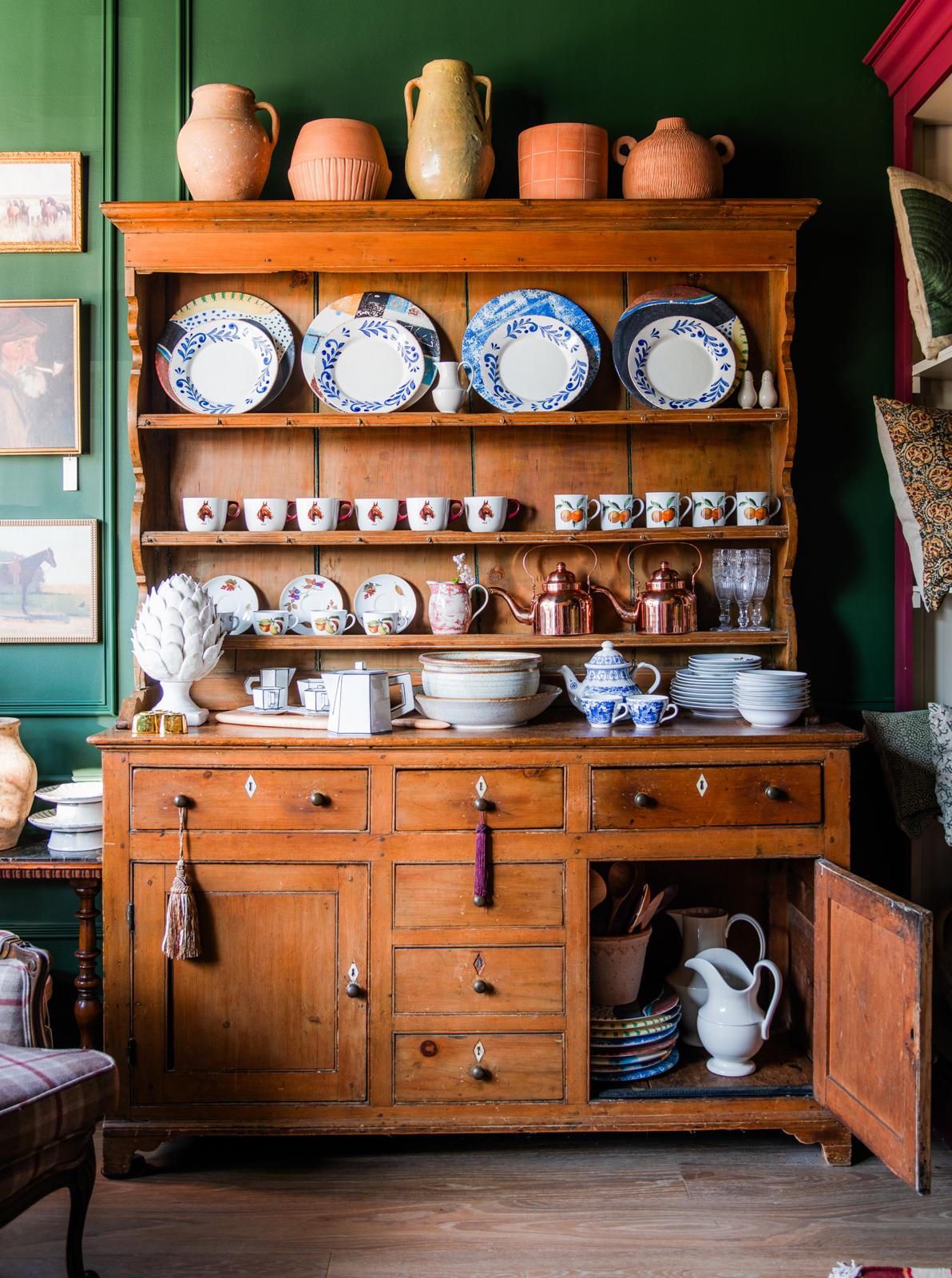 Vintage Welsh Oak Hutch