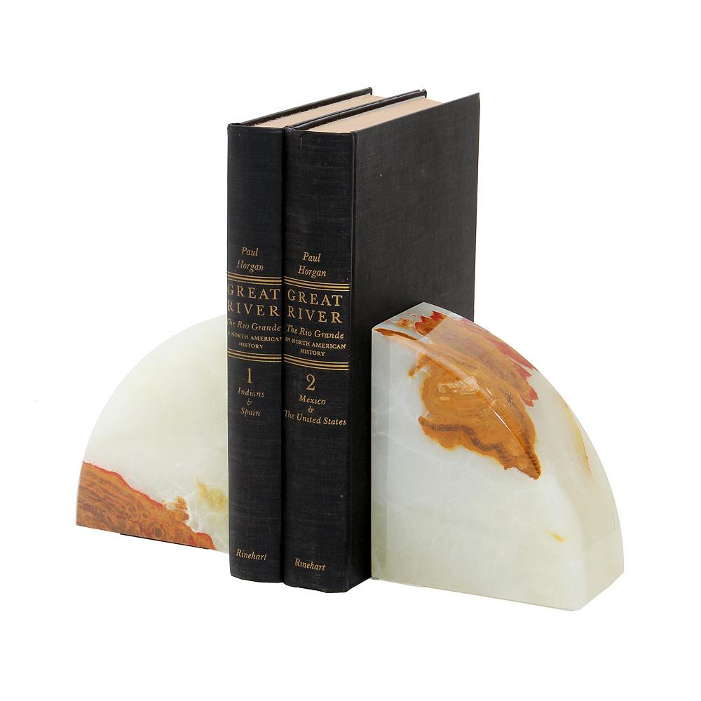 Light Green Onyx Bookends