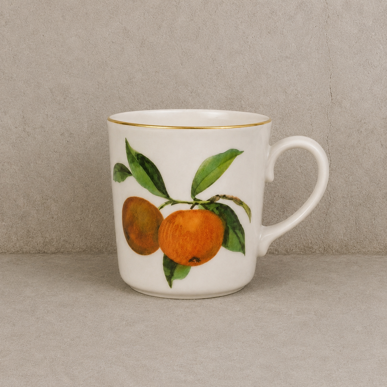 Vintage Royal Worcester Evesham Gold Mug